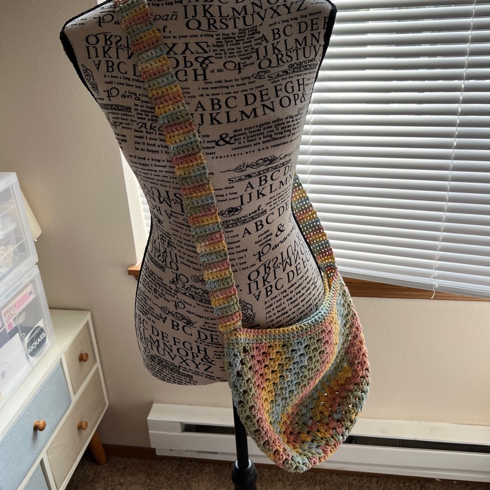 Handmade Crochet Crossbody Bag